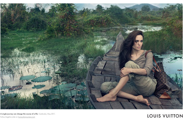 Angelina Jolie Louis Vuitton celebrity fashion endorsements