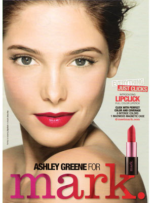 Ashley Greene Mark cosmetics