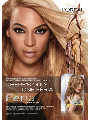 Beyonce L'Oreal Paris 2013 beauty ads