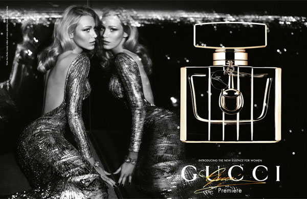 Blake Lively Gucci Premiere perfume celebrity endorsements