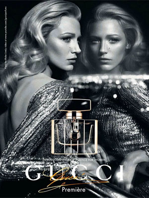 Blake Lively Gucci Premiere fragrance celebrity endorsements