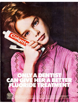 Brooke Shields for Colgate Toothpaste