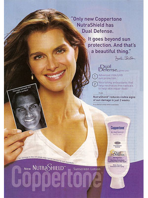 Brooke Shields for Coppertone