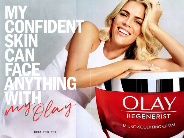 Busy Philipps Olay Endorsement Ad