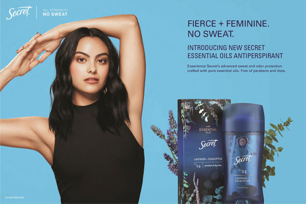 Camila Mendes Secret Celebrity Beauty Ad