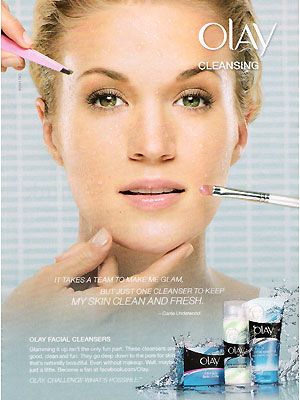 Carrie Underwood Olay Cleansers celebrity endorsements