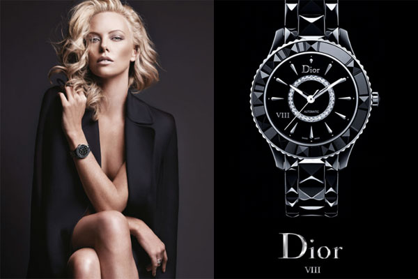 Charlize Theron Dior Watch celebrity endorsements