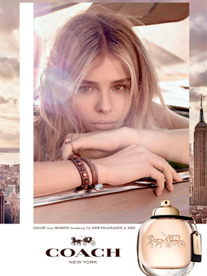 Chloe Grace Moretz Coach Perfume Ad