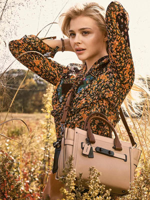 Chloe Grace Moretz for Coach Handbags