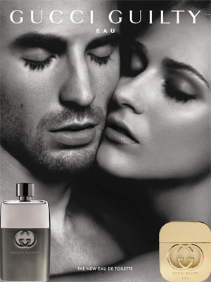 Chris Evans  for Gucci Guilty Intense Perfume
