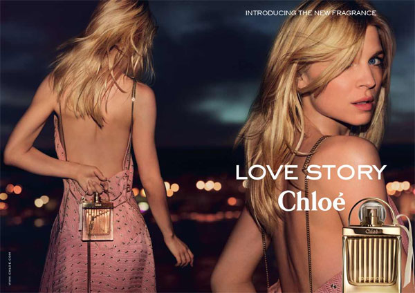 Clemence Poesy Chloe Perfume Ad