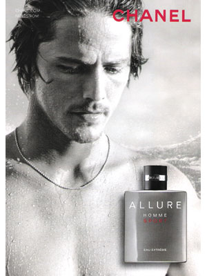 Danny Fuller Chanel cologne celebrity endorsement ads