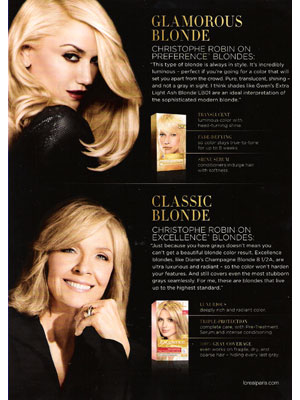 Diane Keaton for Loreal