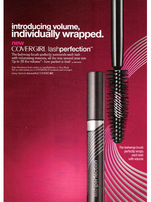 Drew Barrymore, CoverGirl LashProtection