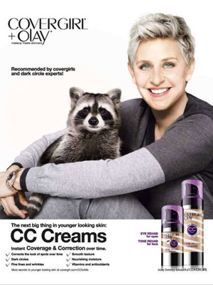 Ellen Degeneres Covergirl celebrity endorsement ads