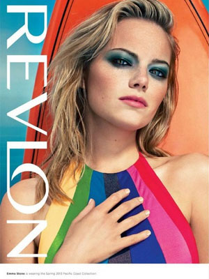 Emma Stone Revlon celebrity endorsement ads