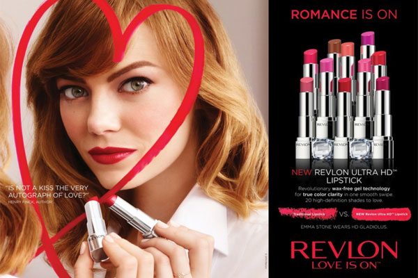 Emma Stone for Revlon Lipstick 2015
