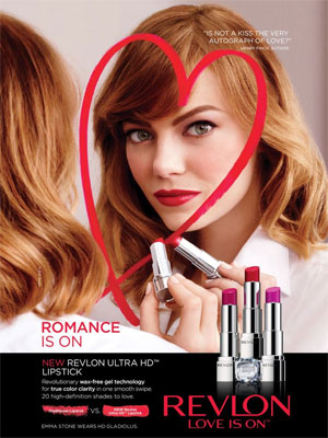 Emma Stone for Revlon Lipstick