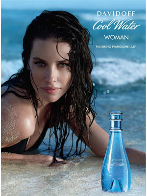 Evangeline Lilly for Davidoff Cool Water Woman