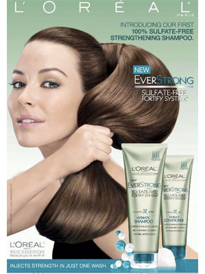 Evangeline Lilly for L'Oreal Ever Strong