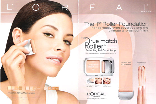 Evangeline Lilly for L'Oreal Makeup