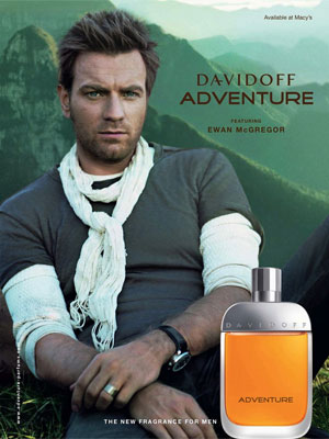 Ewan McGregor Davidoff Adventure celebrity endorsements