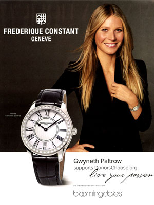 Gwyneth Paltrow Frederique Constant