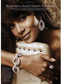 Halle Berry for Harry Winston jewelry