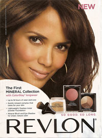 Halle Berry, for Revlon Mineral Collection