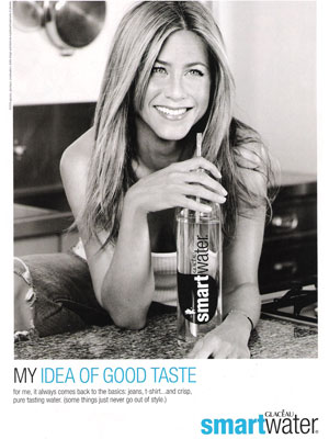 Jennifer Aniston for Glaceau SmartWater