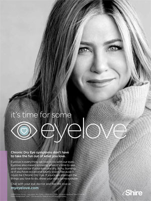 Jennifer Aniston Shire Ad