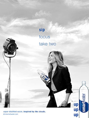 Smart Water Ad 2015 Jennifer Aniston