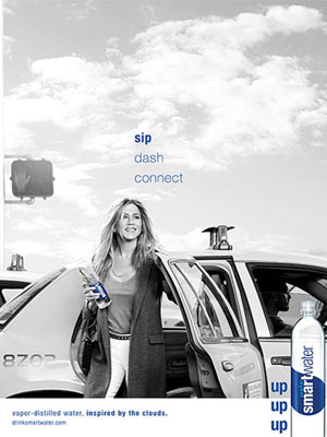 Jennifer Aniston Smart Water Ad