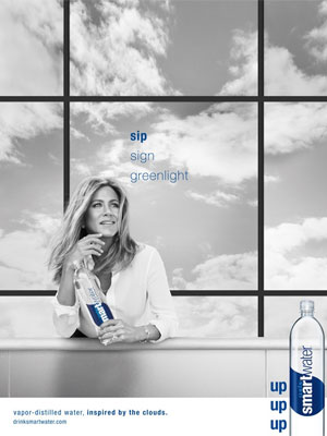 Jennifer Aniston Smart Water Ad