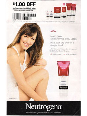 Jennifer Garner for Neutrogena celebrity endorsement ads