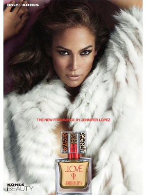 Jennifer Lopez JLove fragrance celebrity perfume ads
