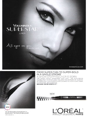 Jennifer Lopez L'Oreal Luminous Superstar Ad