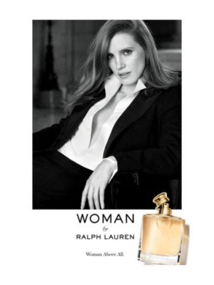 Jessica Chastain Woman by Ralph Lauren Ad