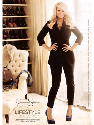 Jessica Simpson Collection celebrity fashion ads