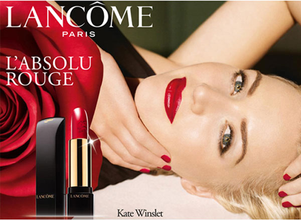 Kate Winslet for Lancome L'Absolu Rouge