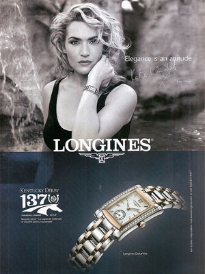 Kate Winslet Longines celebrity endorsements