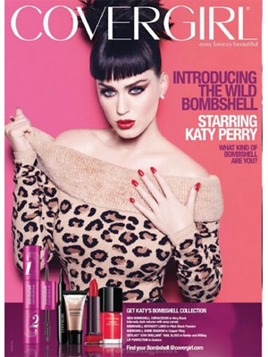 Katy Perry CoverGirl celebrity beauty advertisements