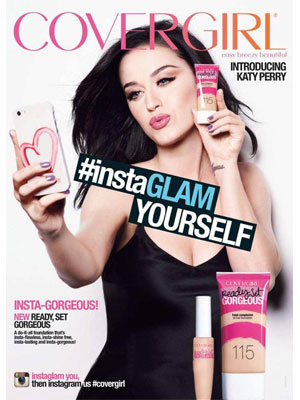 Katy Perry CoverGirl celebrity beauty