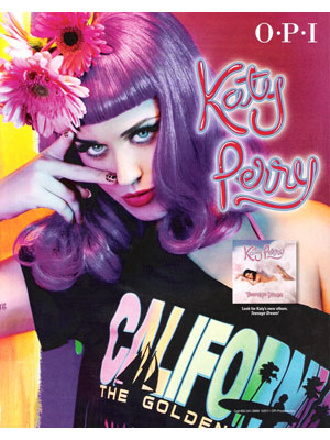 Katy Perry for OPI nail polish celebrity beauty creations