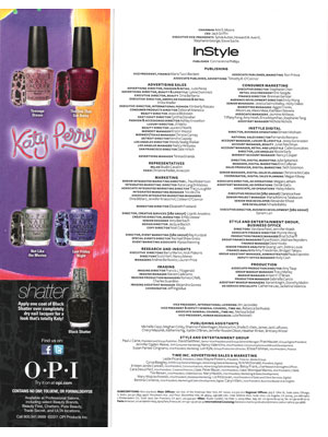 Katy Perry, OPI Nail Polish