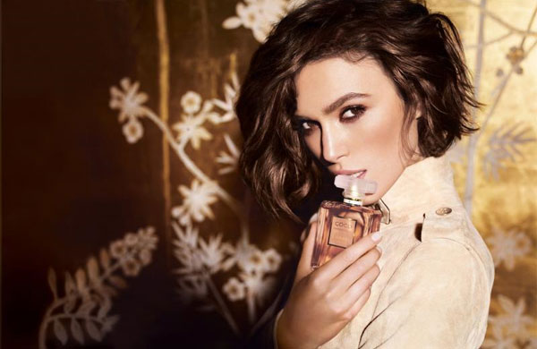 Kiera Knightley Chanel perfume celebrity endorsements
