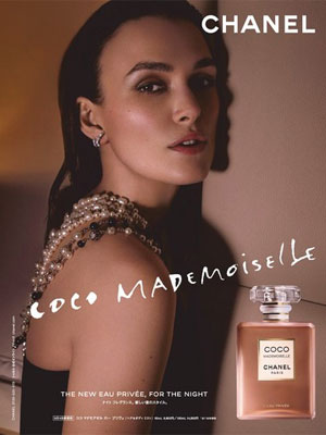 Keira Knightley Chanel Celebrity Endorsement Ads