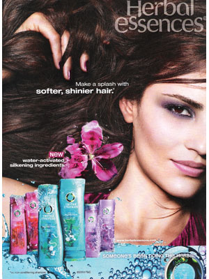 Leighton Meester for Herbal Essences celebrity endorsed beauty products