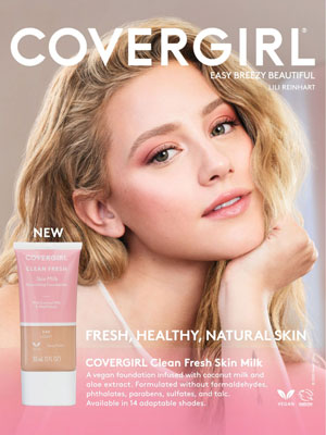 Lili Reinhart CoverGirl Celebrity Beauty Ad