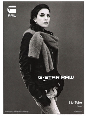 Liv Tyler for G-Star Raw